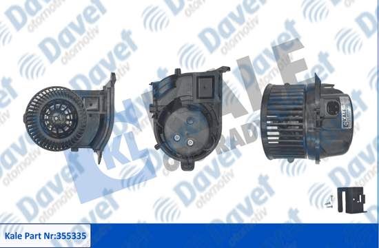 KALE 355335 Kalorifer Motoru Renault Clio Ii Symbol 1.2 1.4 1.5dci 1.6 1.9d 98> (250w 12v)
